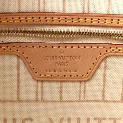 Louis Vuitton Neo Neverfull PM Damier Azur Canvas Beige Interior Gold Hardware