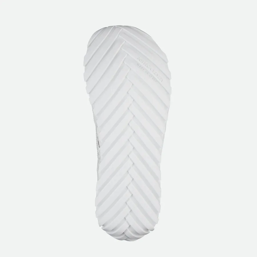 Bottega Veneta Orbit Sneakers In Silver/Blue Technical Fabric And Mesh Lace-Up Sneaker