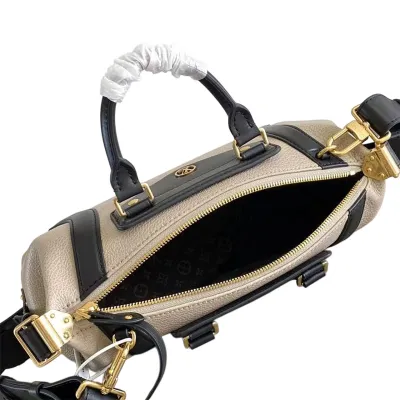 Louis Vuitton Biker PM Grey Lambskin Leather Gold Hardware