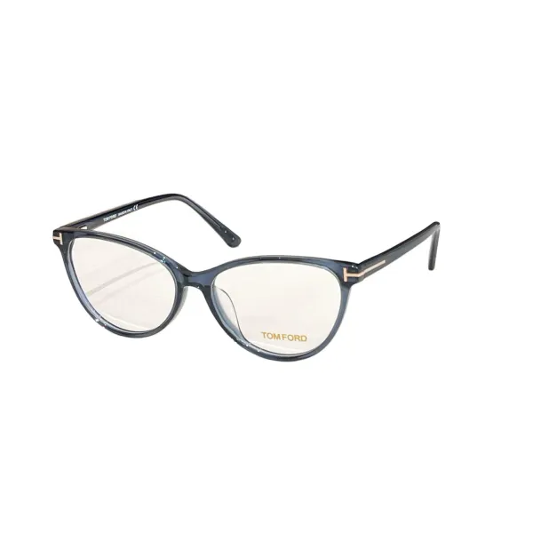 Tom Ford Cat Eye glasses leopard/blue/transparent/grey/citron/green/black color Size 54口16-145 - Image 2