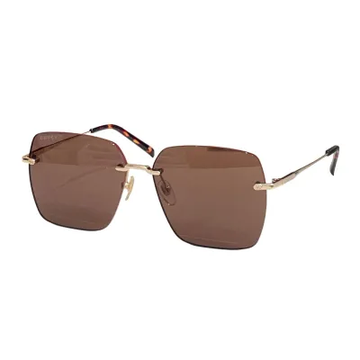 Gucci square frame glasses black/leopard brown/red color Size 60口15-145