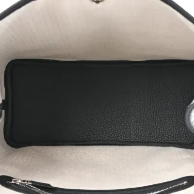 Hermès Garden Party 30 TPM Black Negonda Leather Palladium Silver Hardware