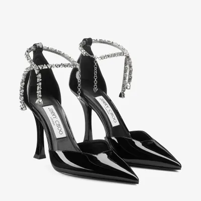 JIMMY CHOO Black patent heels