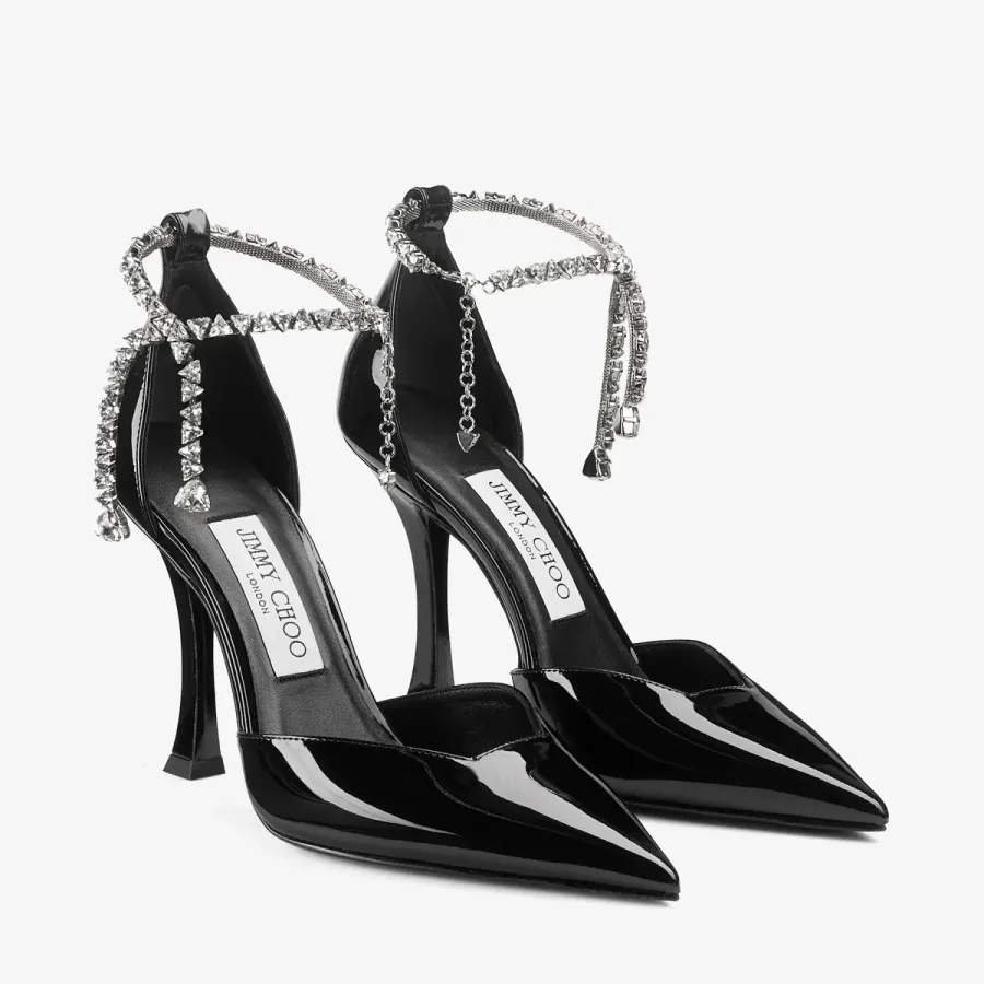 JIMMY CHOO Black patent heels
