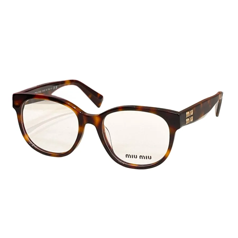 Miu Miu Boston frame glasses white/black white/black/black gold/leopard/tawny/leopard brown color Size 54口19-145