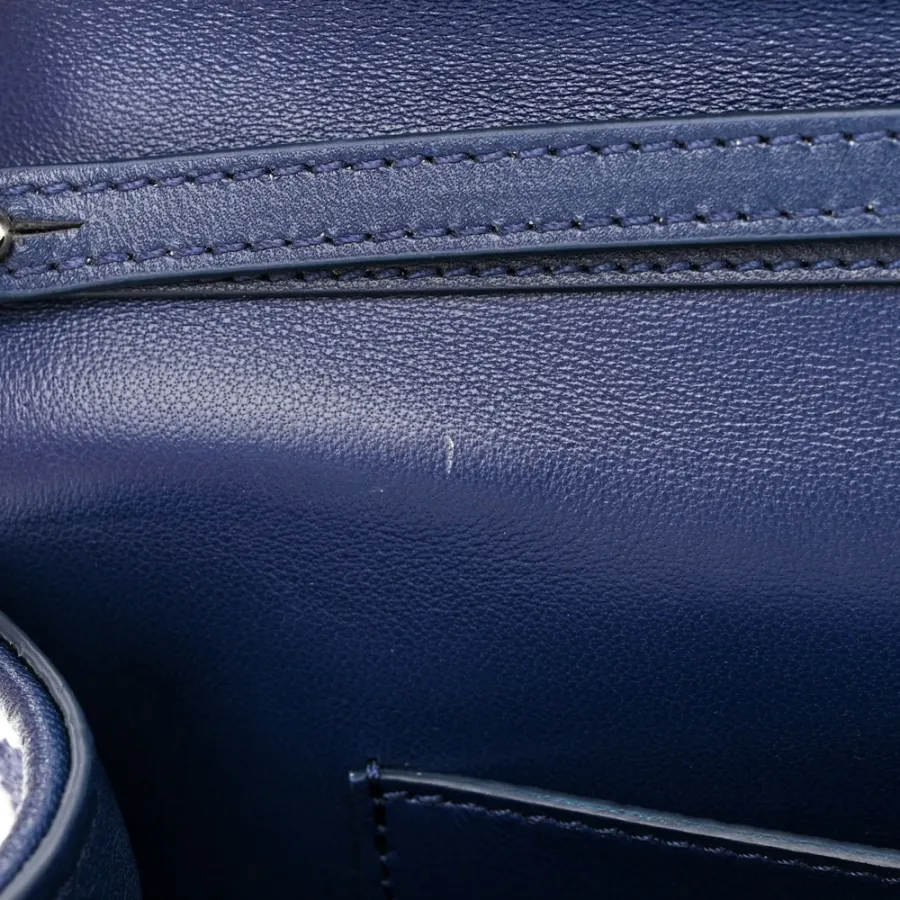 Valentino Garavani Small VLogo Locò Shoulder Bag White/Worker Toile Iconographe Cotton Silver Hardware