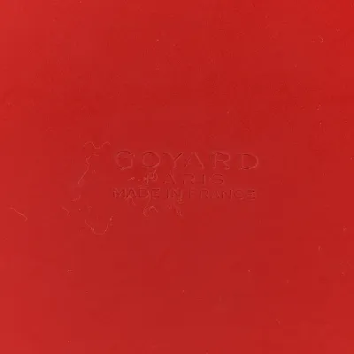 Goyard Mini Vendome Bag Red Goyardine Canvas Silver Hardware