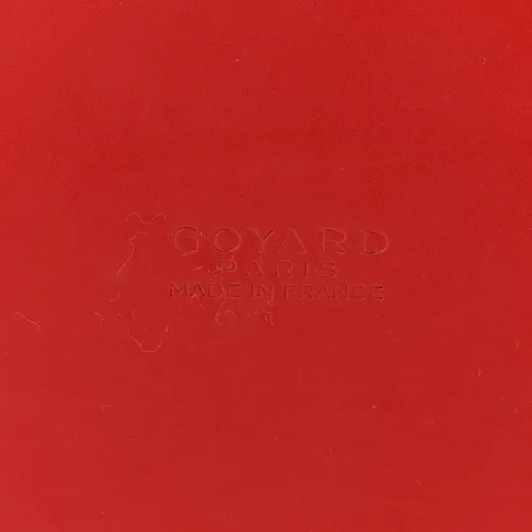 Goyard Mini Vendome Bag Red Goyardine Canvas Silver Hardware - Image 2