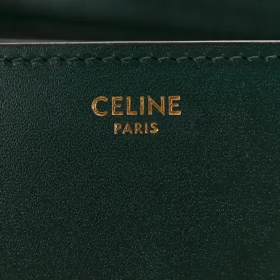 Celine Medium Classic Box Medium Flap Bag Amazone Box Calfskin Leather Gold Hardware