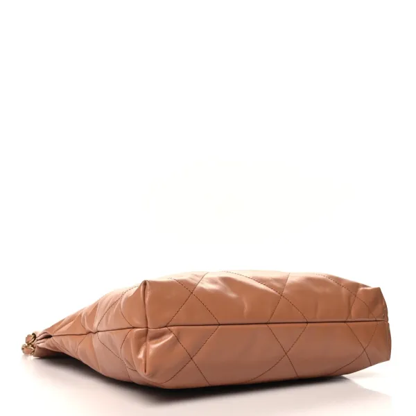 Chanel 22 Bag Calfskin Gold Shoulder Bags - Image 6