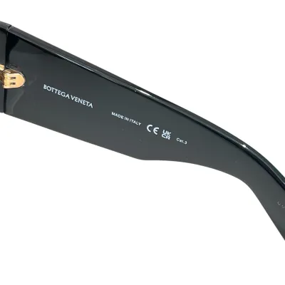 Bottega Veneta Pilot glasses black/leopard/burnt orange/grey brown color Size 132口1-120