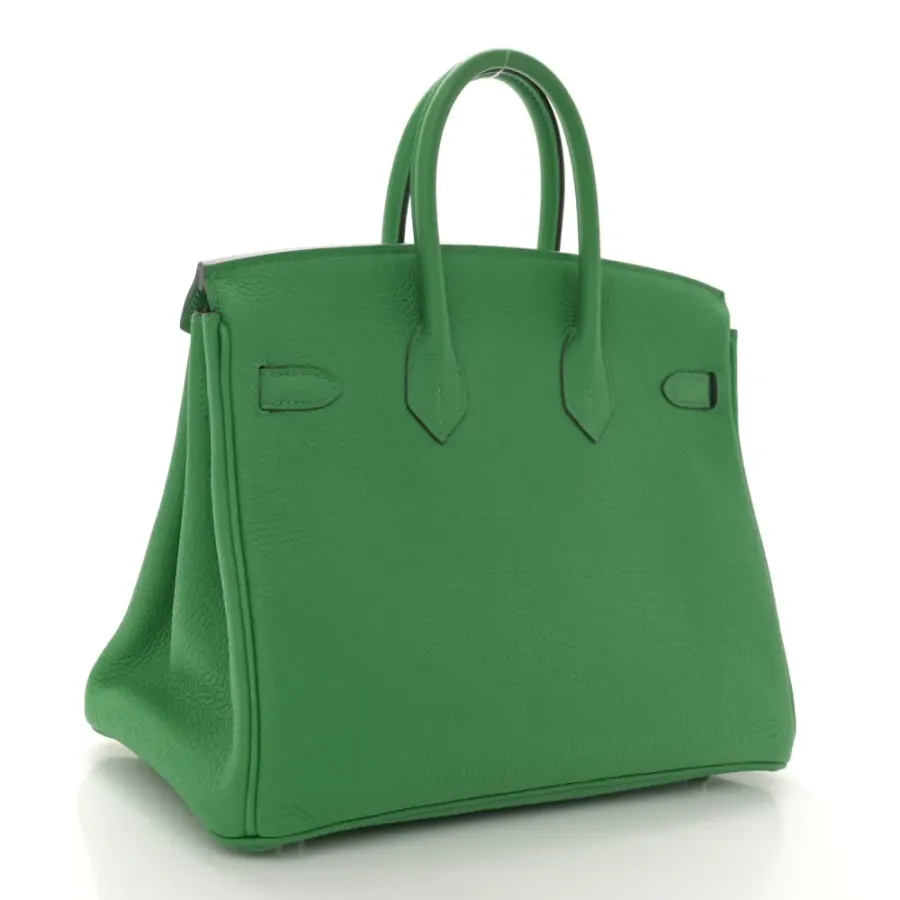 Hermès Verso Birkin 25 Bambou/Caramel Togo Leather Palladium Hardware