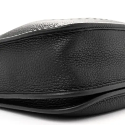 Hermès Evelyne III PM Black Taurillon Clemence Leather Palladium Silver Hardware