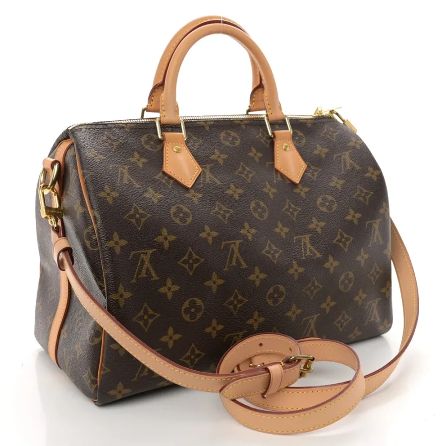 Louis Vuitton Speedy Bandouliere 30 Monogram Canvas Brass Hardware