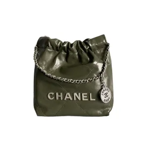Chanel 22 bags Green / Blue / Red  Shoulder Bags