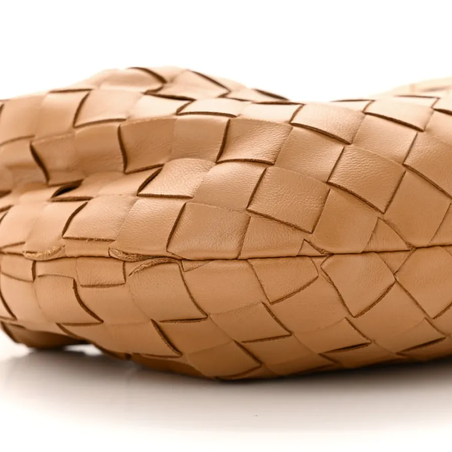 Bottega Veneta Mini Intrecciato Jodie Caramel Nappa Leather