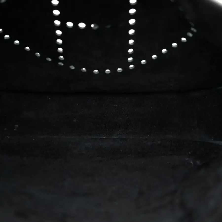 Hermès Evelyne III PM Black Taurillon Clemence Leather Palladium Silver Hardware