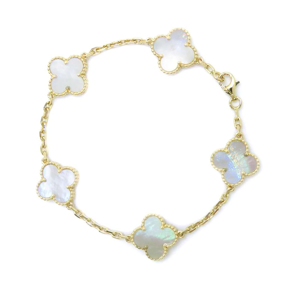 Van Cleef & Arpels Bracelete Vintage Alhambra 5 motifs