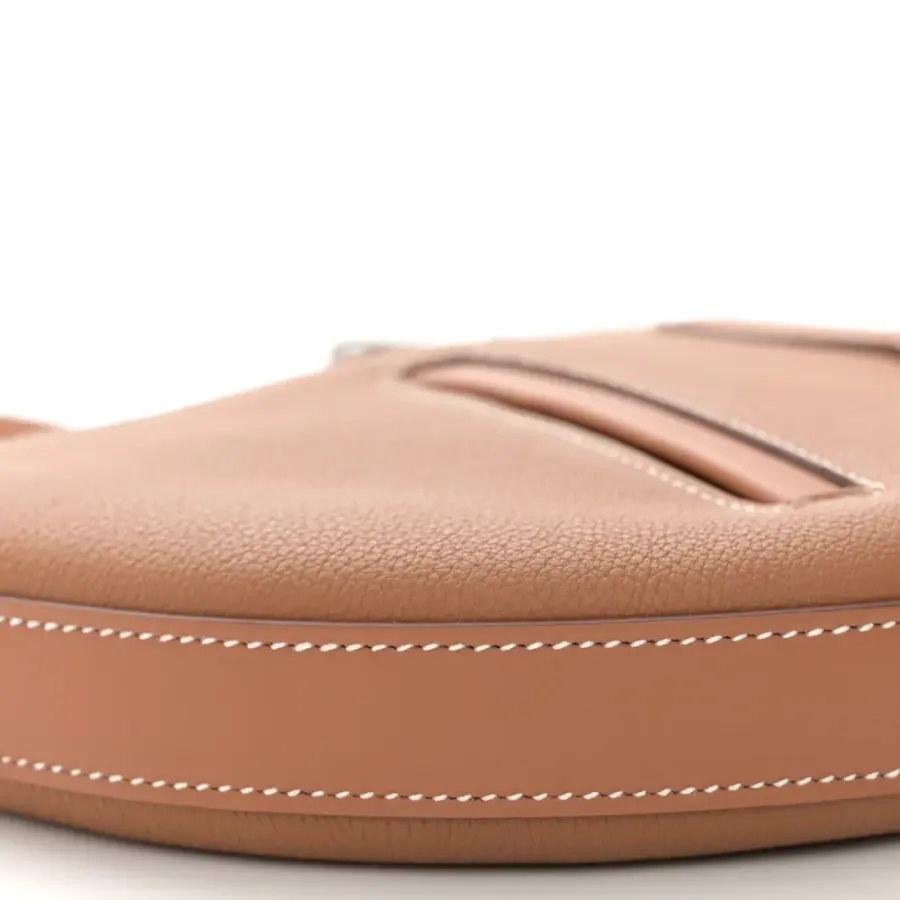 Hermès P’tit Arcon Brown Togo & Swift Leather Silver Hardware