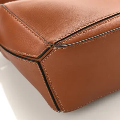 Loewe Puzzle Bag Mini Tan Calfskin Leather