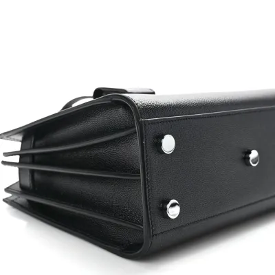 Saint Laurent Nano Sac De Jour Black Grained Calfskin Leather