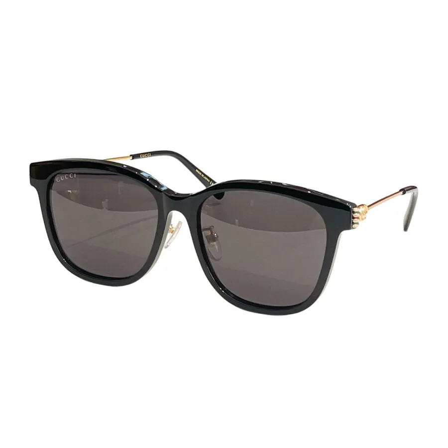 Gucci Wayfarer glasses green/eggplant/leopard brown/red brown/black/natural salmon/black gold/red gold/leopard color Size 56口16-145