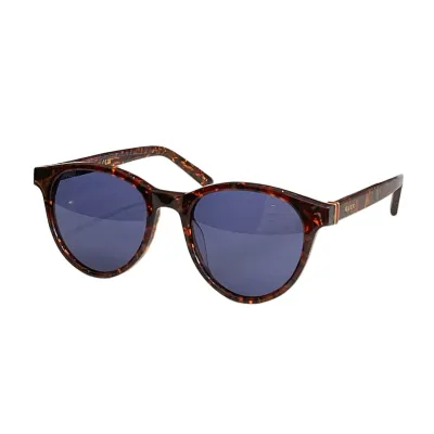 Gucci Boston frame glasses leopard blue/leopard brown/black color Size 58口14-145