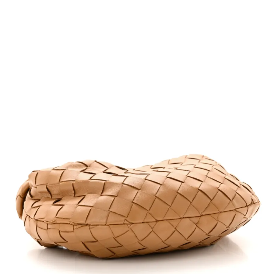 Bottega Veneta Mini Intrecciato Jodie Caramel Nappa Leather