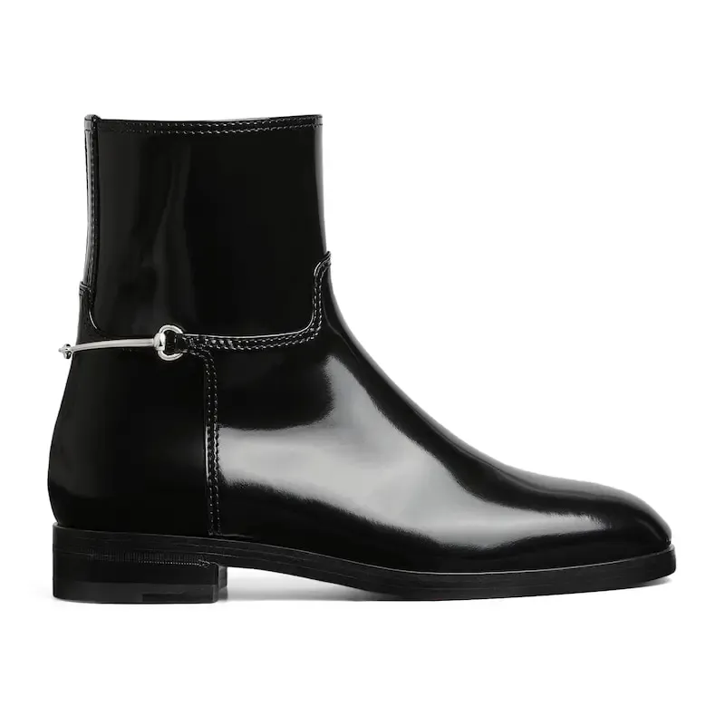 Gucci black ankle boots