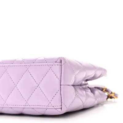 Grade Designer Handbag | Quilted Nano Lilac