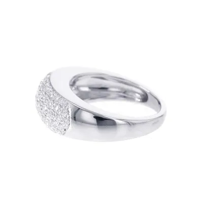 Van Cleef & Arpels Evolution Pave Diamond Ring Size Approximately No. 16
