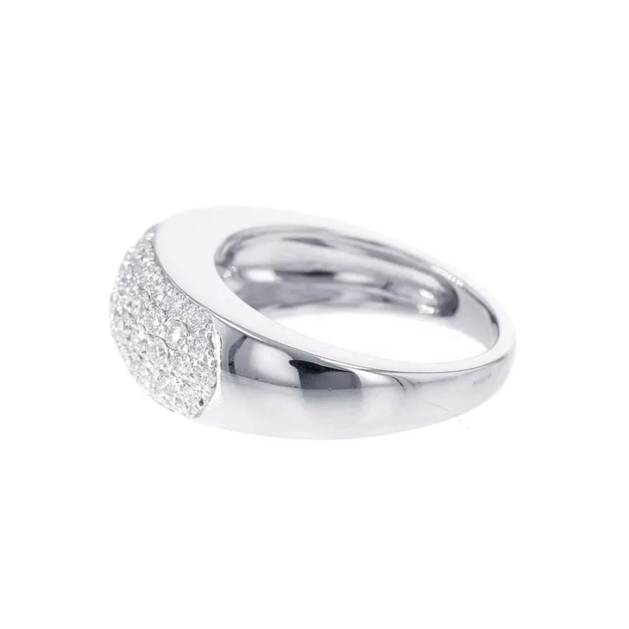 Van Cleef & Arpels Evolution Pave Diamond Ring Size Approximately No. 16