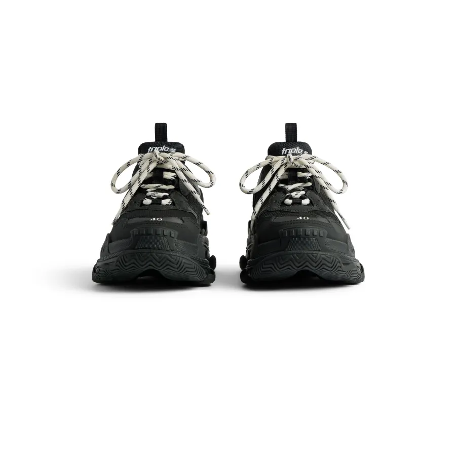 BALENCIAGA TRIPLE S Black Sneakers