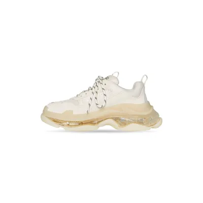 BALENCIAGA TRIPLE S CLEAR SOLE Beige  Sneakers