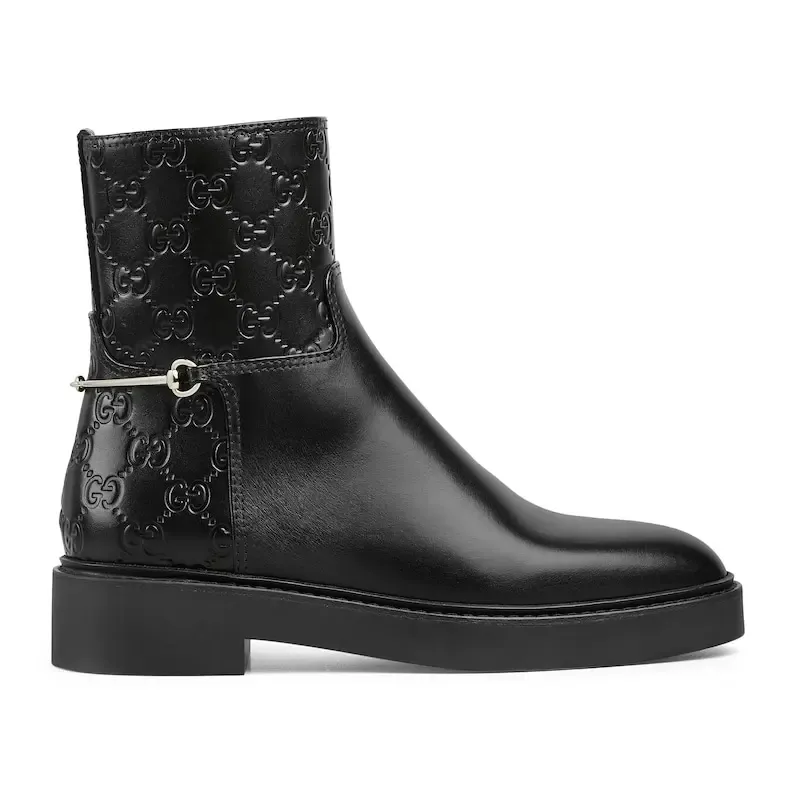 Gucci black ankle boots