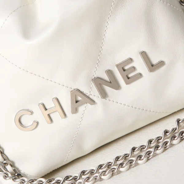 Chanel 22bags White Shoulder Bags - Image 10