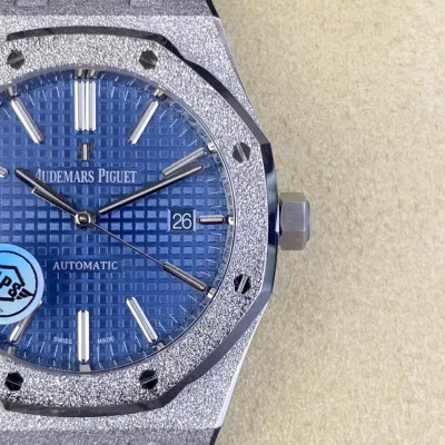 AUDEMARS PIGUET-ROYAL OAK-15410BC.GG.1224BC.01-Frosty Gold Blue Dial-41MM