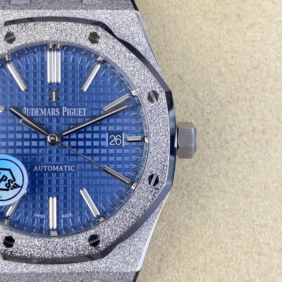 AUDEMARS PIGUET-ROYAL OAK-15410BC.GG.1224BC.01-Frosty Gold Blue Dial-41MM