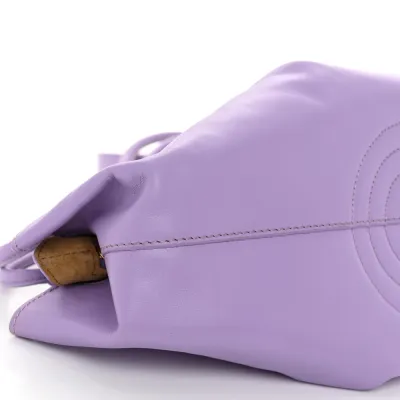 Loewe Paseo Bag Small Light Mauve Shiny Nappa Calfskin Leather Gold Hardware