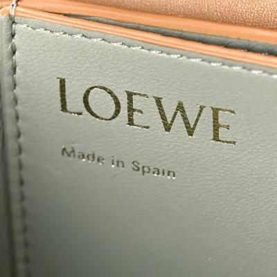 Loewe Goya Bag Mini Warm Desert Silk Calfskin Leather Gold Hardware