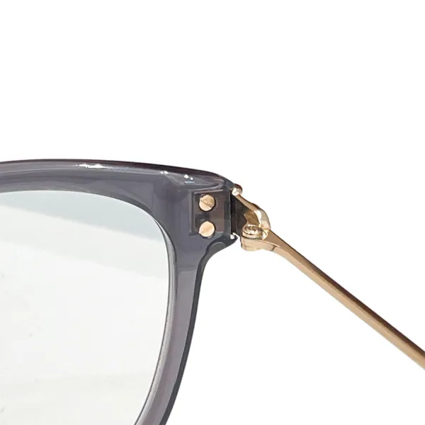 Gucci Boston frame glasses grey/black gold/black/leopard/yellow leopard color Size 56口18-145 - Image 3