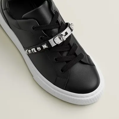 HERMES Day Sneakers Black Sports Shoes
