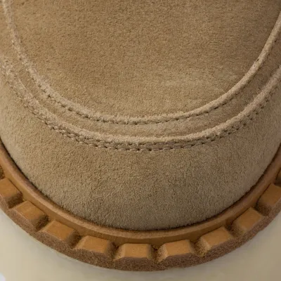 PRADA Suede leather mid - top sneakers and ankle boots