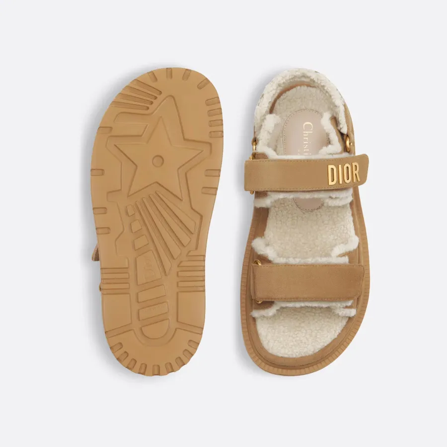 Dior brown add pile Sandal