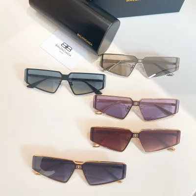 Balenciaga glasses eggplant/blue/purple/sliver/rust color Size 57口17-140