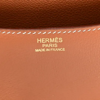 Hermès Constance 24 Brown Evercolor Leather Gold Hardware