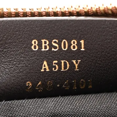 Fendi Mini Fendigraphy Hobo Bag Brandy Matte Grace Vitello Leather Gold Hardware