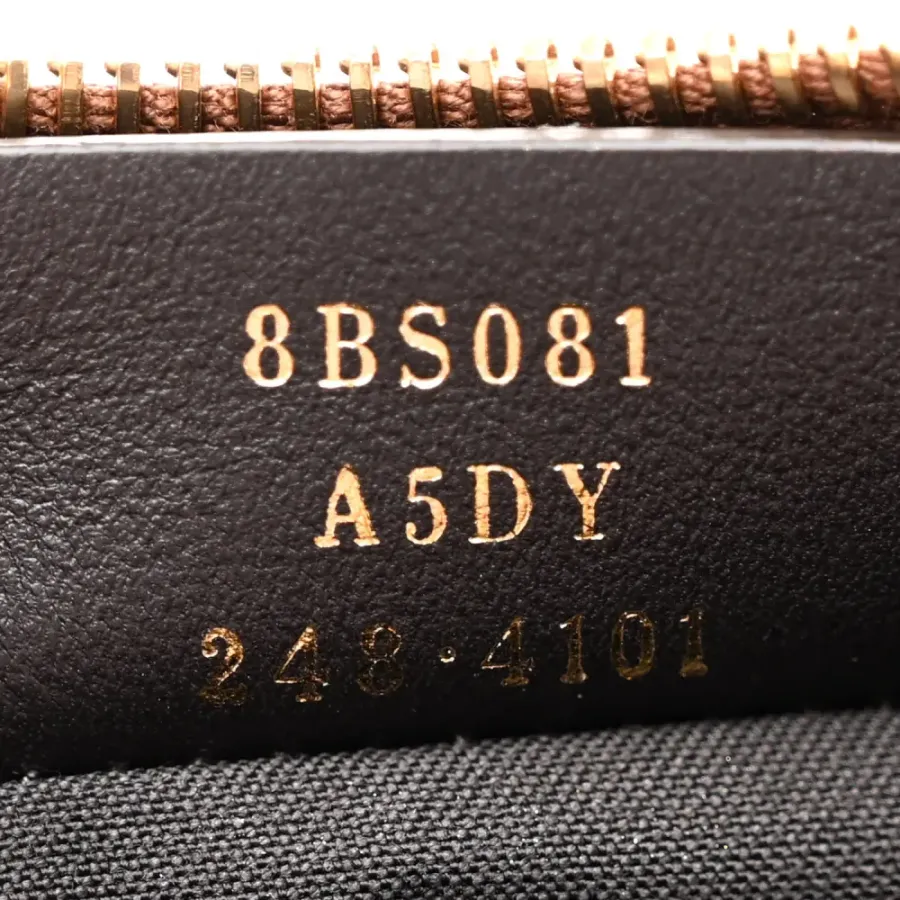 Fendi Mini Fendigraphy Hobo Bag Brandy Matte Grace Vitello Leather Gold Hardware