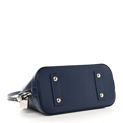 Louis Vuitton Alma BB Indigo Epi Leather Silver Hardware