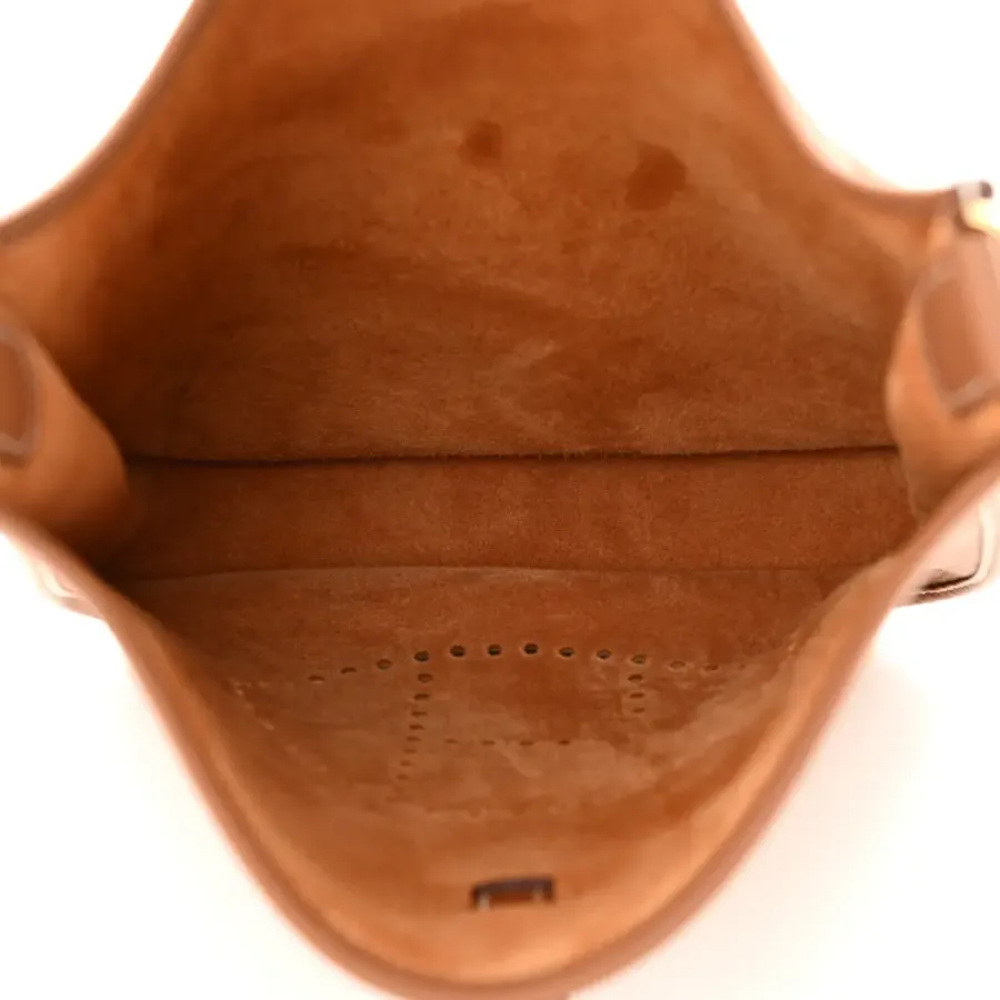 Hermès Evelyne III PM Brown Taurillon Clemence Leather